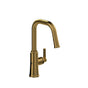 Riobel - TrattoriaE Pull-Down Touchless Kitchen Faucet With U-Spout - Brushed Gold