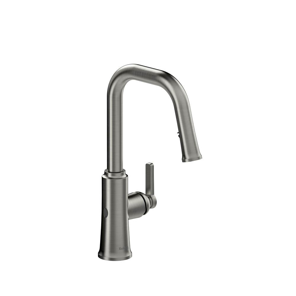 Riobel - TrattoriaE Pull-Down Touchless Kitchen Faucet With U-Spout - Stainless