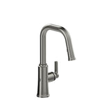 Riobel - TrattoriaE Pull-Down Touchless Kitchen Faucet With U-Spout - Stainless