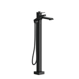 Riobel - ZendoE Single Hole Floor Mount Tub Filler Trim - Black