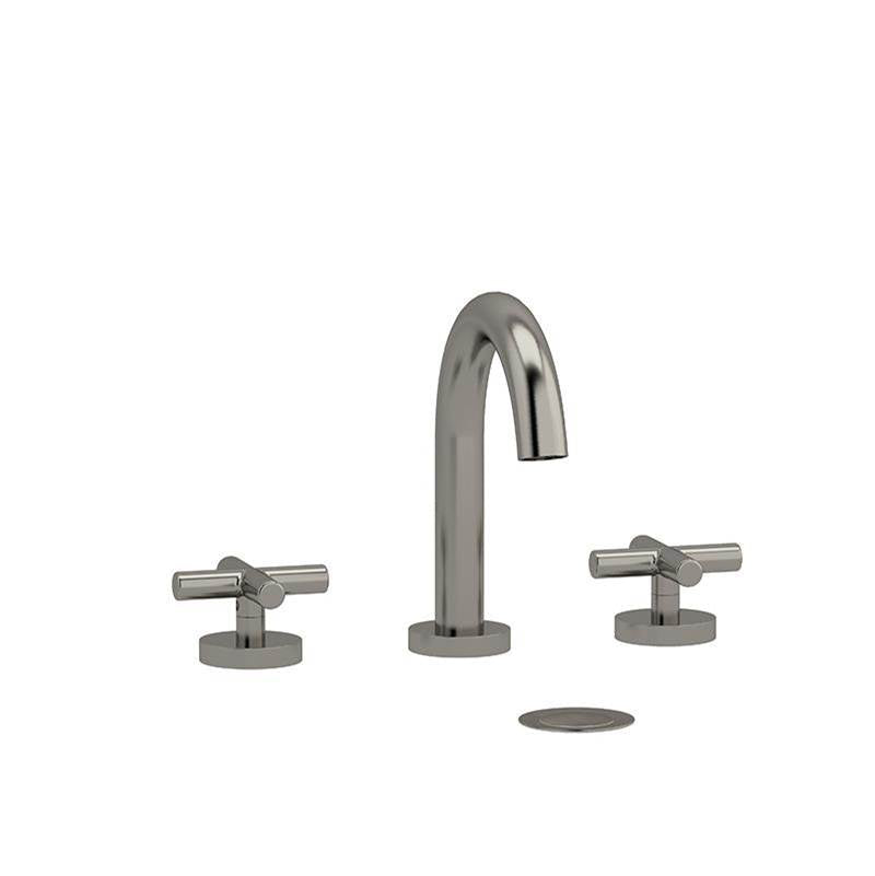 Riobel - RiuE Widespread Lavatory Faucet With C-Spout - Brushed Nickel