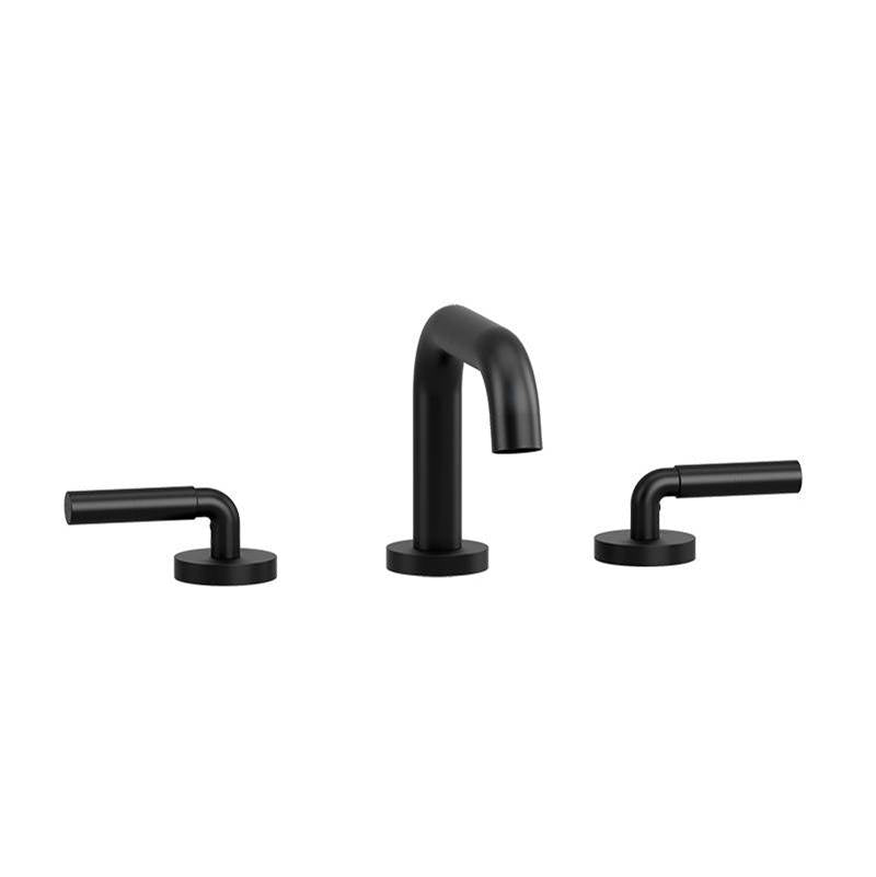 Riobel - RiuE Widespread Lavatory Faucet With U-Spout - Black