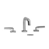 Riobel - RiuE Widespread Lavatory Faucet With U-Spout - Polished Nickel