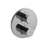 Riobel - RiuE 3/4'' Therm & Pressure Balance Trim With 6 Functions - Chrome