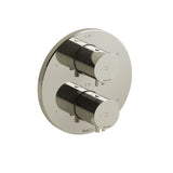 Riobel - RiuE 3/4'' Therm & Pressure Balance Trim With 6 Functions - Polished Nickel