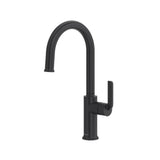 Riobel - AuthenticaE Bar/Food Prep Kitchen Faucet With C-Spout - Black