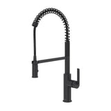 Riobel - AuthenticaE Pre-Rinse Pull-Down Kitchen Faucet - Black