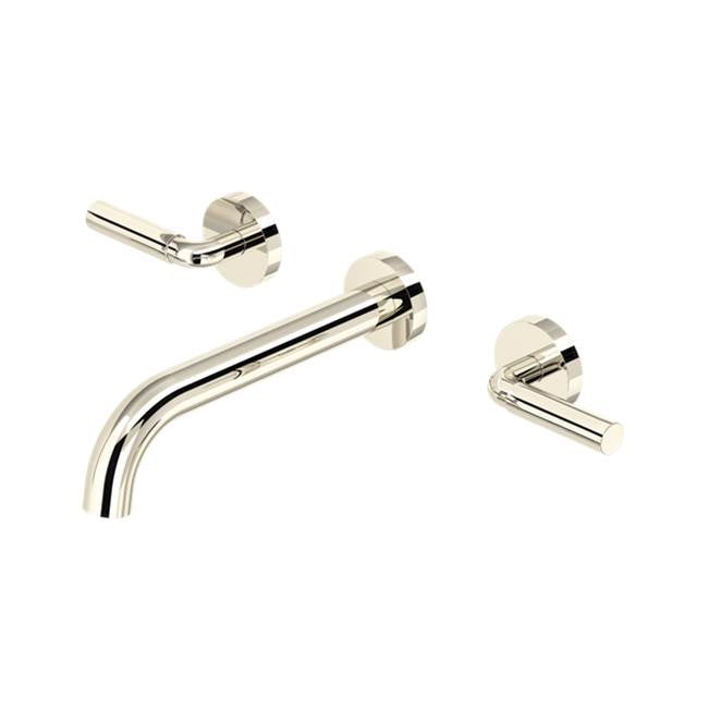 Riobel - RiuE Wall Mount Lavatory Faucet Trim - Polished Nickel