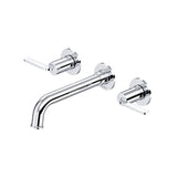 Riobel - AuthenticaE Wall Mount Lavatory Faucet Trim - Chrome