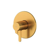 Riobel - NibiE 1/2'' Therm & Pressure Balance Trim With 2 Functions - Brushed Gold