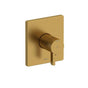 Riobel - ParadoxE 1/2'' Therm & Pressure Balance Trim With 3 Functions - Brushed Gold