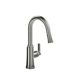 Riobel - TrattoriaE Pull-Down Kitchen Faucet With C-Spout - Stainless