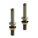 Riobel - 4'' Deck Mount Riser Pair - Brushed Nickel