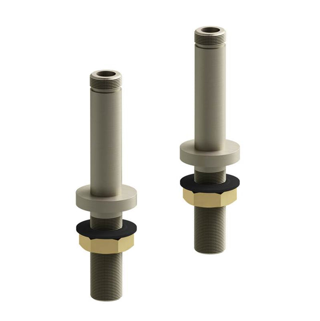 Riobel - 4'' Deck Mount Riser Pair - Brushed Nickel