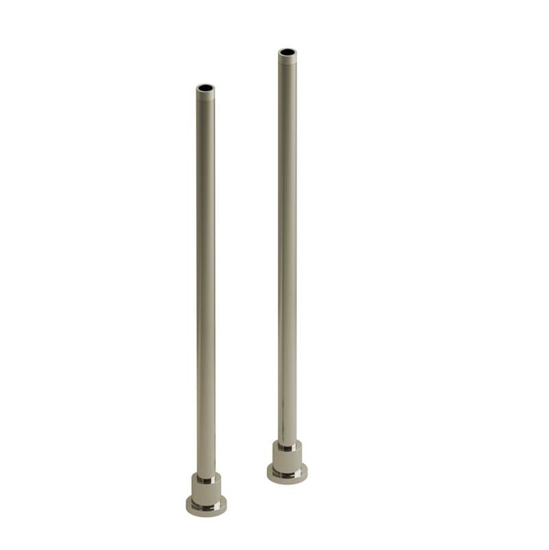 Riobel - 26'' Floor Mount Riser Pair - Polished Nickel
