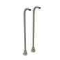 Riobel - 30'' Floor Mount Riser Pair - Brushed Nickel
