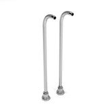 Riobel - 30'' Floor Mount Riser Pair - Polished Nickel