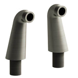 Riobel - 4'' Deck Mount Riser Pair - Brushed Nickel