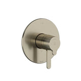 Riobel - NibiE 1/2'' Therm & Pressure Balance Trim With 2 Functions - Brushed Nickel