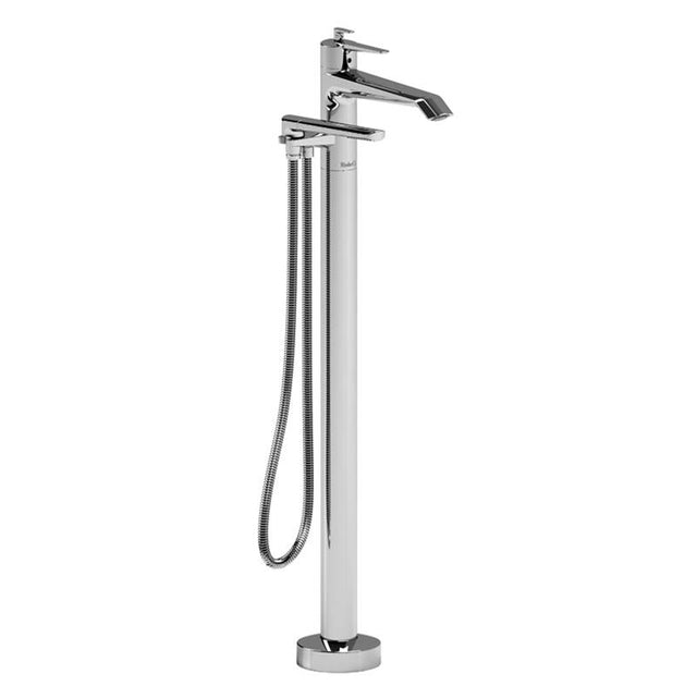 Riobel - VentyE Single Hole Floor Mount Tub Filler Trim - Chrome
