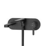 Riobel - NibiE Wall Mount Tub Filler Trim - Black