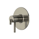 Riobel - AuthenticaE 1/2'' Therm & Pressure Balance Trim With 2 Functions - Brushed Nickel