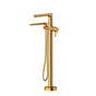 Riobel - NibiE Single Hole Floor Mount Tub Filler Trim - Brushed Gold