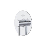 Riobel - RiuE 3/4'' Thermostatic Trim Without Volume Control - Chrome