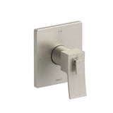 Riobel - ZendoE 1/2'' Therm & Pressure Balance Trim With 3 Functions - Brushed Nickel