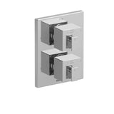 Riobel - ZendoE 3/4'' Therm & Pressure Balance Trim With 6 Functions - Chrome