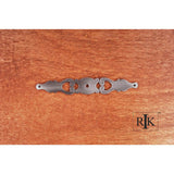 RK International - Contemporary Plate with One Hole - Distressed Nickel