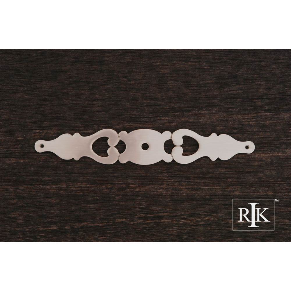RK International - Contemporary Plate with One Hole - Satin Nickel