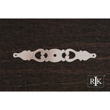 RK International - Contemporary Plate with One Hole - Satin Nickel