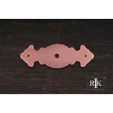 RK International - Decorative Plate with One Hole - Distressed Copper
