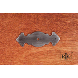 RK International - Decorative Plate with One Hole - Distressed Nickel