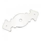 RK International - Decorative Plate with One Hole - Polished Nickel
