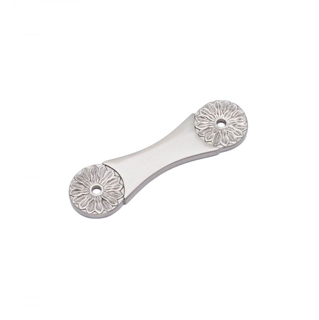 RK International - Flower Pull Backplate - Satin Nickel