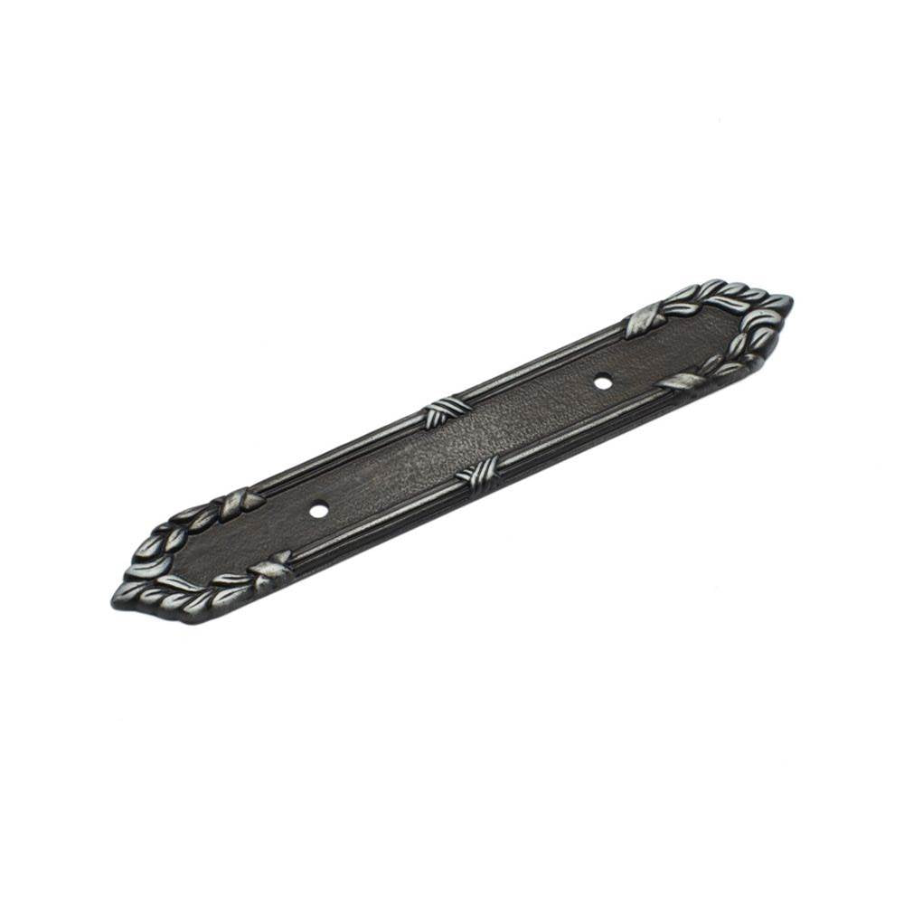 RK International - Ornate Edge Pull Backplate - Distressed Nickel