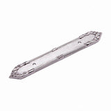 RK International - Ornate Edge Pull Backplate - Polished Nickel