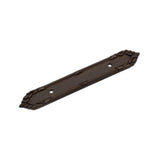 RK International - Ornate Edge Pull Backplate - Oil Rubbed Bronze