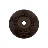 RK International - Cross and Petal Knob Backplate - Oil Rubbed Bronze