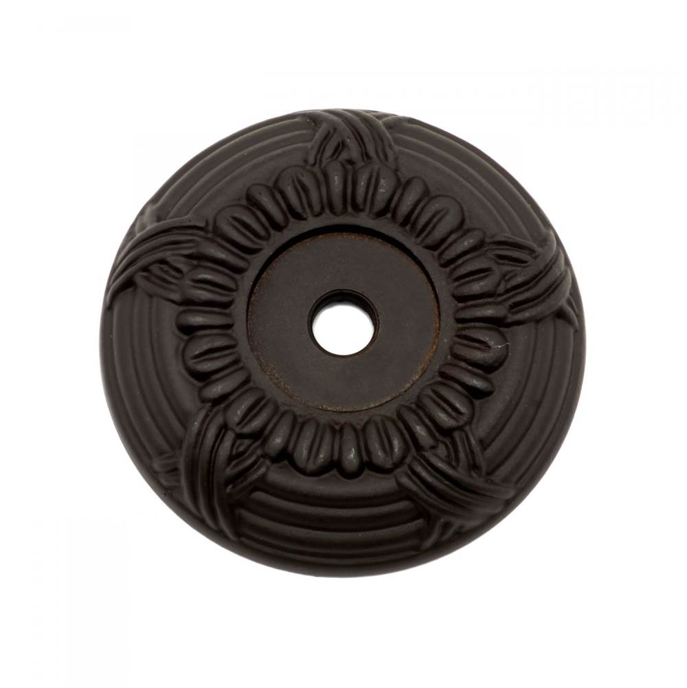 RK International - Cross and Petal Knob Backplate - Oil Rubbed Bronze