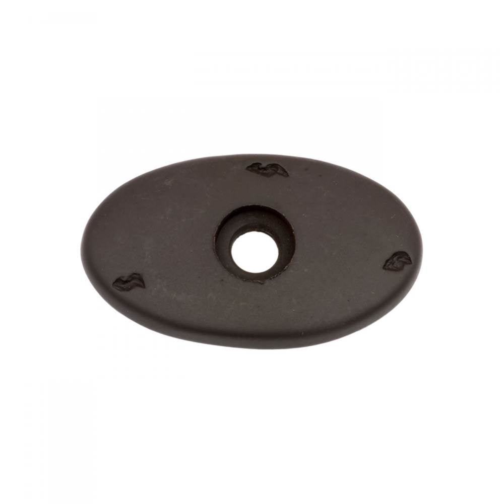 RK International - Distressed Oval Backplate - Oil Rubbed Bronze
