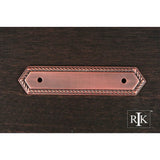 RK International - Rope Pull Backplate - Distressed Copper