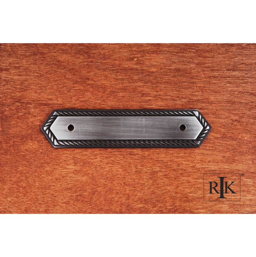 RK International - Rope Pull Backplate - Distressed Nickel