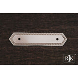 RK International - Rope Pull Backplate - Satin Nickel