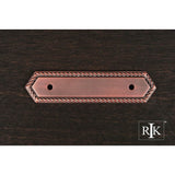RK International - Rope Pull Backplate - Distressed Copper