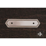 RK International - Rope Pull Backplate - Satin Nickel