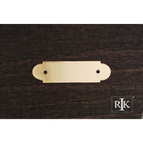 RK International - Smooth Pull Backplate - Polished Brass