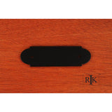 RK International - Smooth Pull Backplate - Black